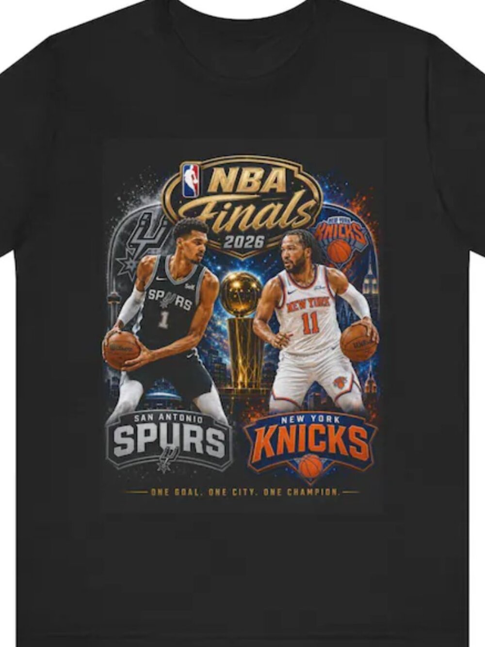 NBA Finals 2026 Spurs vs Knicks T-Shirt
